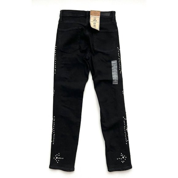 Polo Ralph Lauren Studded The Callen Embellished Jeans Black - Picture 7 of 7